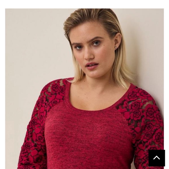 Deep Red Casual Dress - Picture 2 of 4